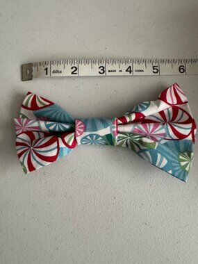 Large Christmas Candy Bowtie - HANDMADE